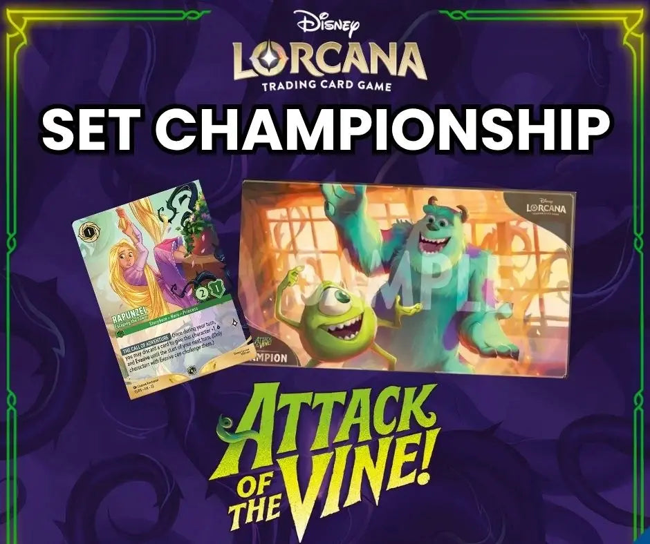 Lorcana :  Attack of the Vine's Set Championship , September 26th, 12:00 PM
