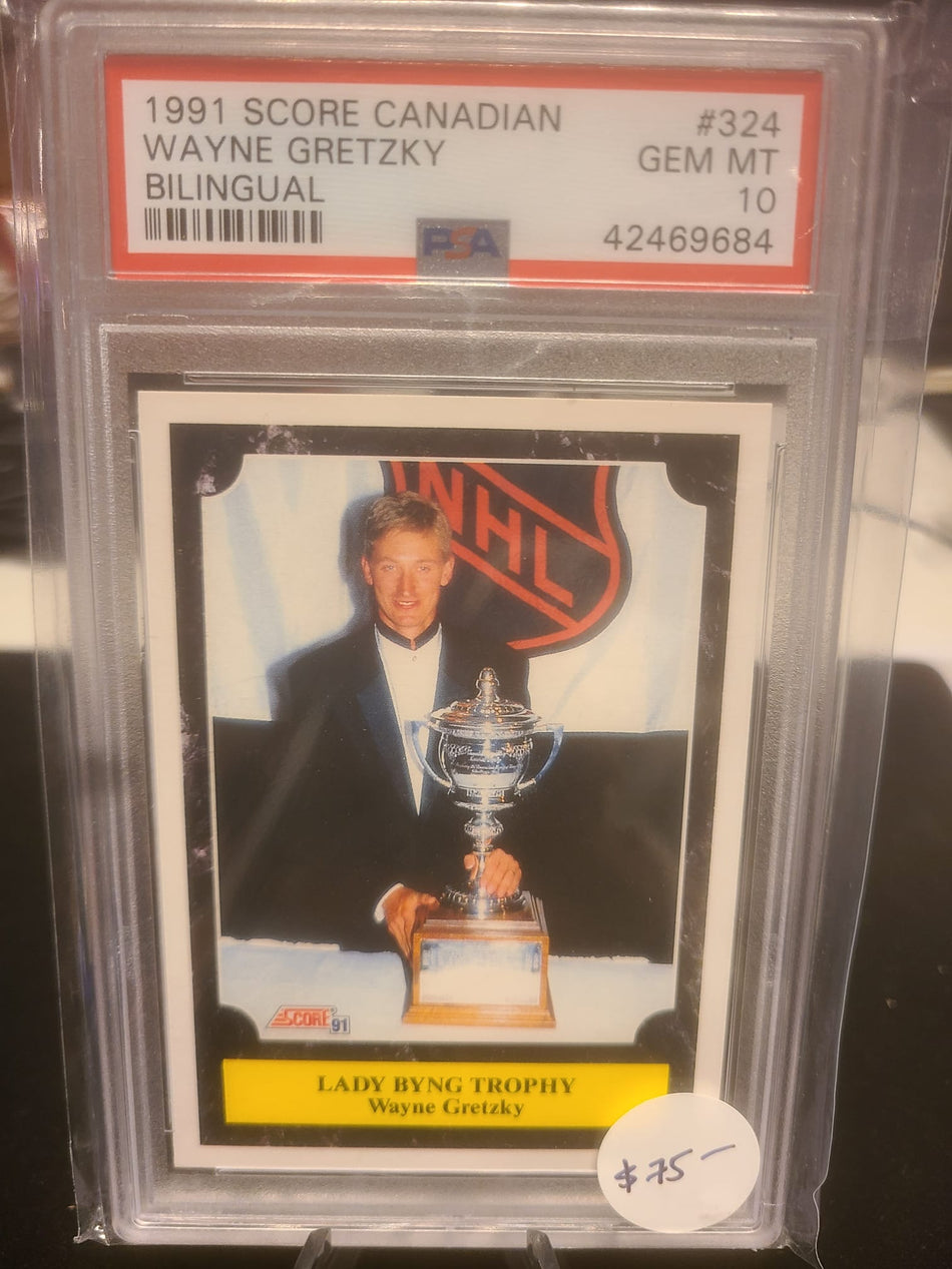 Wayne Gretzky 1991 Score Canadian 324 PSA 10