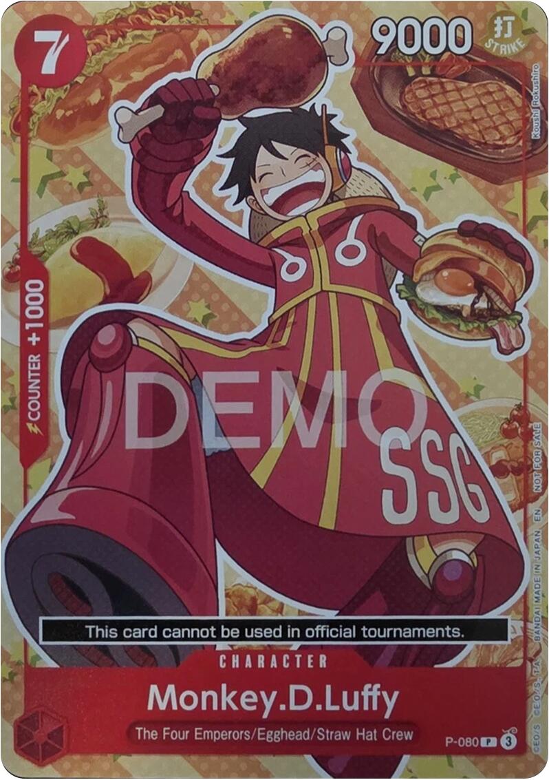 Monkey.D.Luffy (P-080) [One Piece Demo Deck Cards]