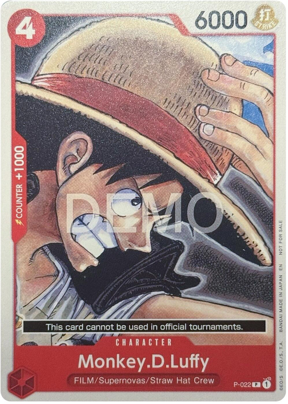 Monkey.D.Luffy (P-022) [One Piece Demo Deck Cards]