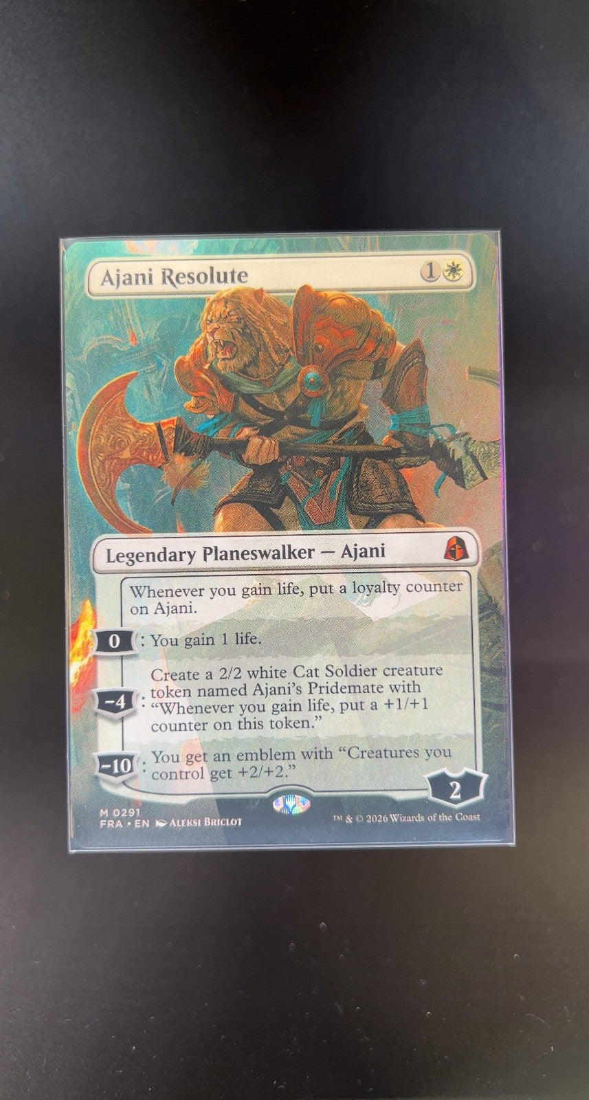 Ajani Resolute (Borderless)
