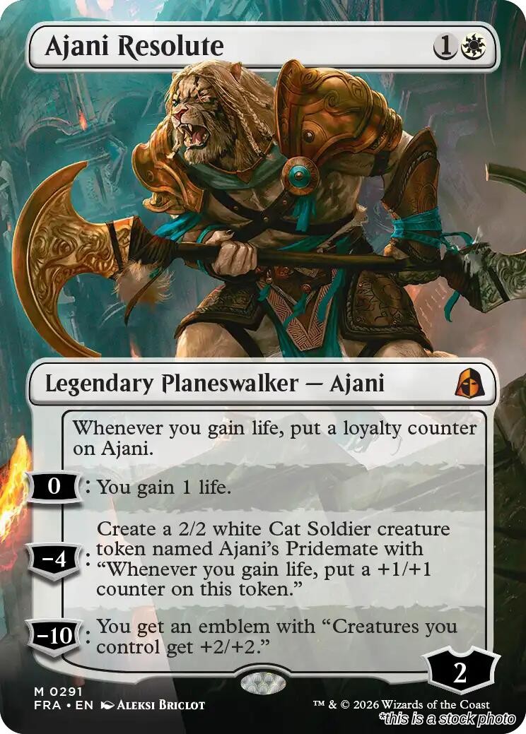 Ajani Resolute (Borderless)