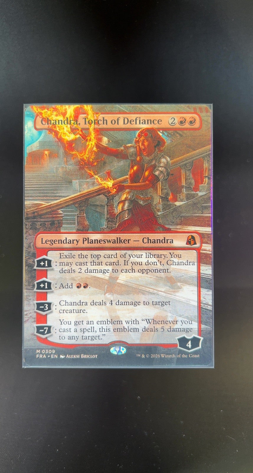Chandra, Torch of Defiance (Borderless)