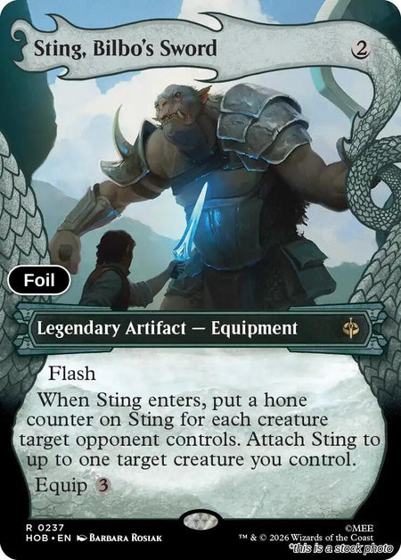 Sting, Bilbo's Sword (Showcase)