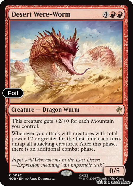 Desert Were-Worm