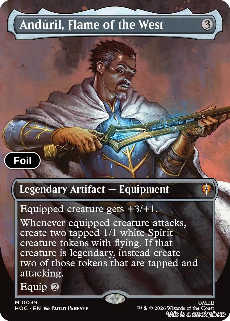 Anduril, Flame of the West (Borderless)