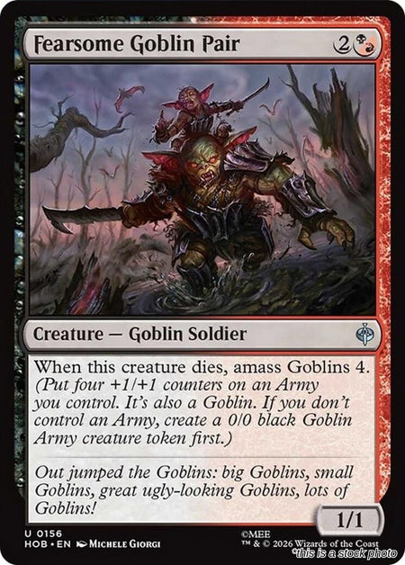 Fearsome Goblin Pair