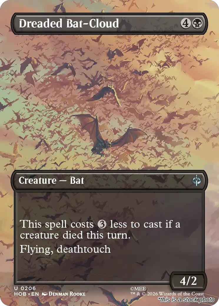 Dreaded Bat-Cloud (Borderless)