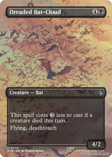 Dreaded Bat-Cloud (Borderless)