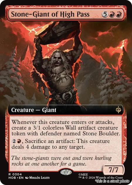 Stone-Giant of High Pass (Extended Art)
