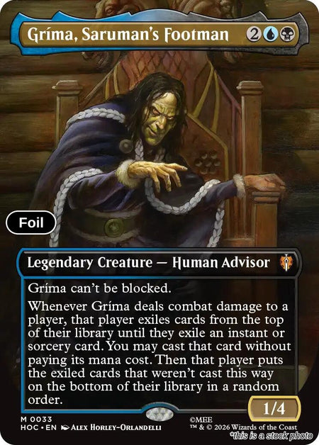 Grima, Saruman's Footman (Borderless)