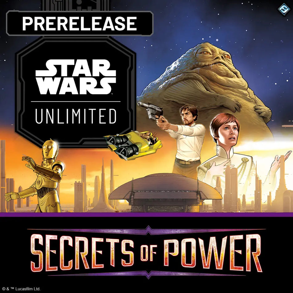 Star Wars Unlimited: Secrets Of Power Prerelease ticket November 7th