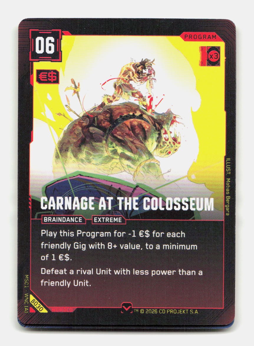 Carnage at the Colosseum