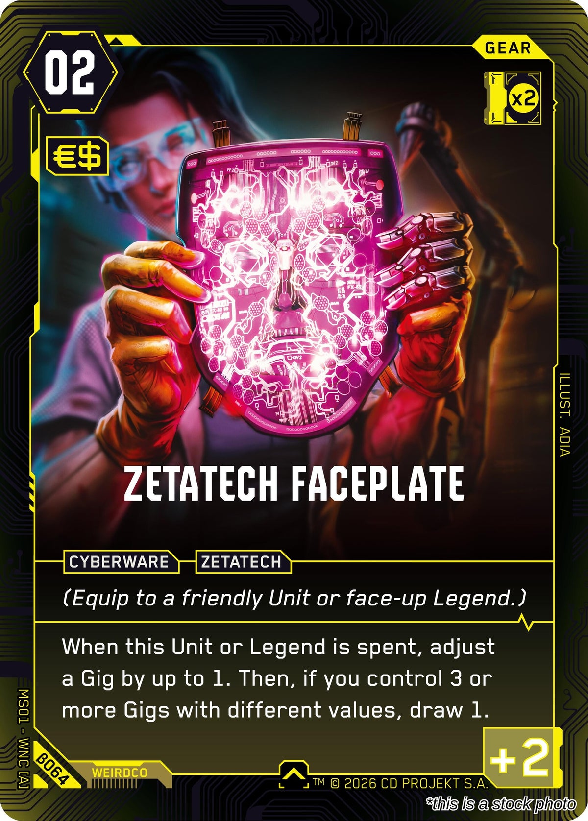 Zetatech Faceplate