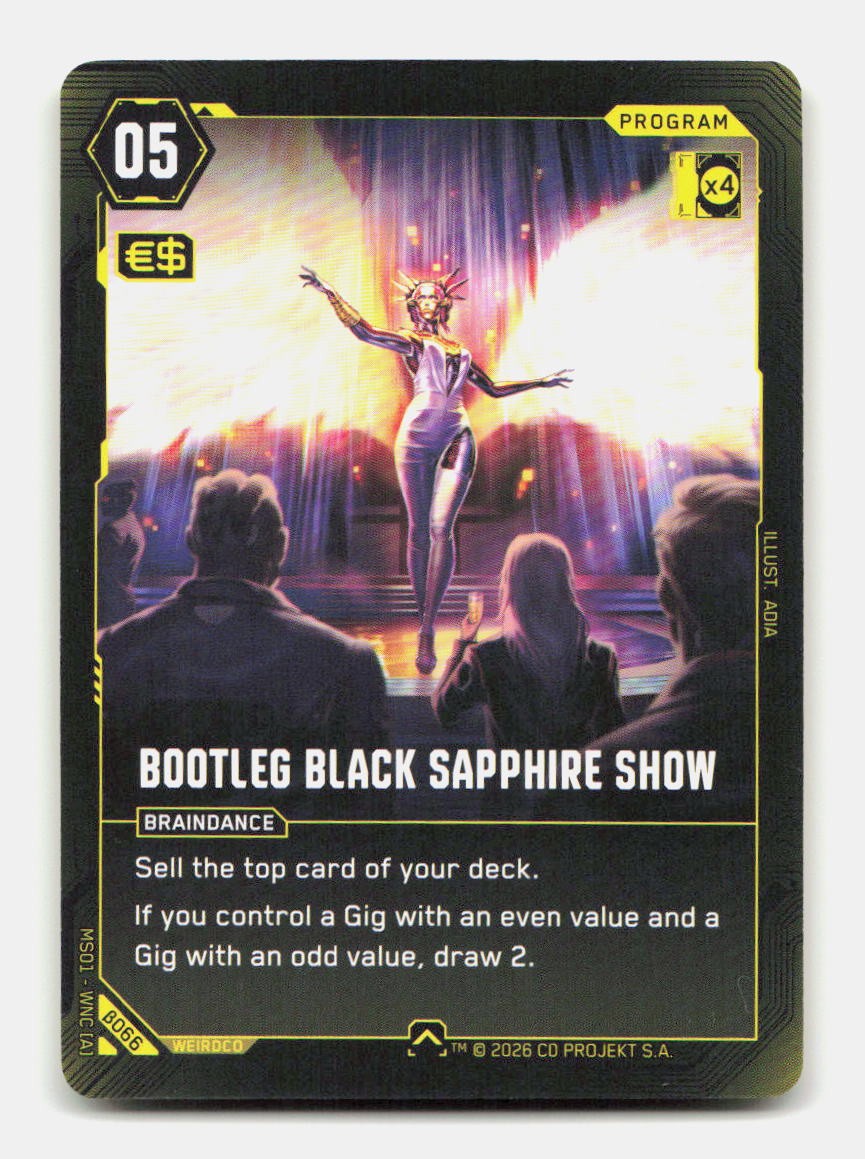 Bootleg Black Sapphire Show