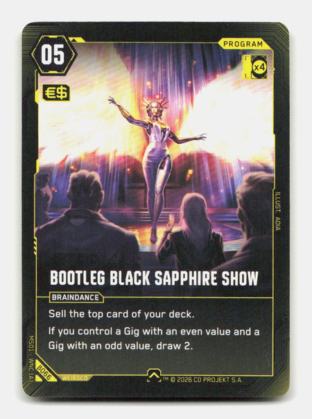 Bootleg Black Sapphire Show