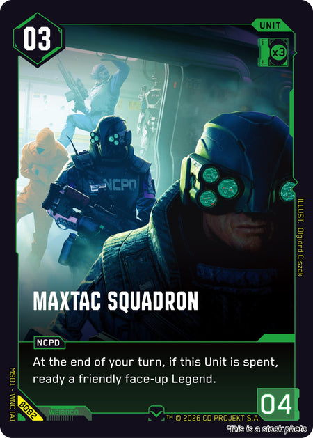 MaxTac Squadron