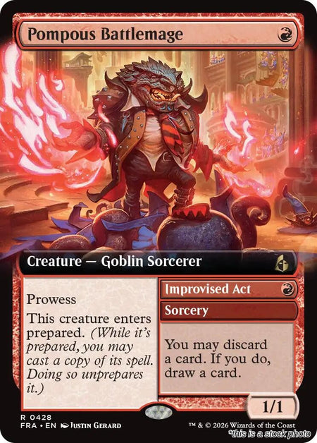 Pompous Battlemage (Extended Art)