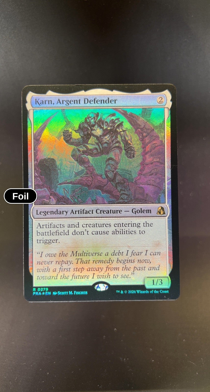 Karn, Argent Defender