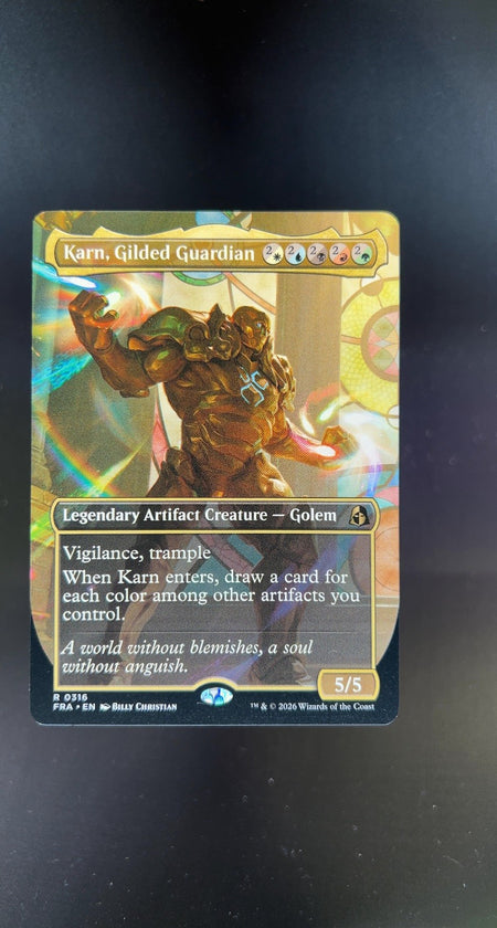 Karn, Gilded Guardian (Borderless)