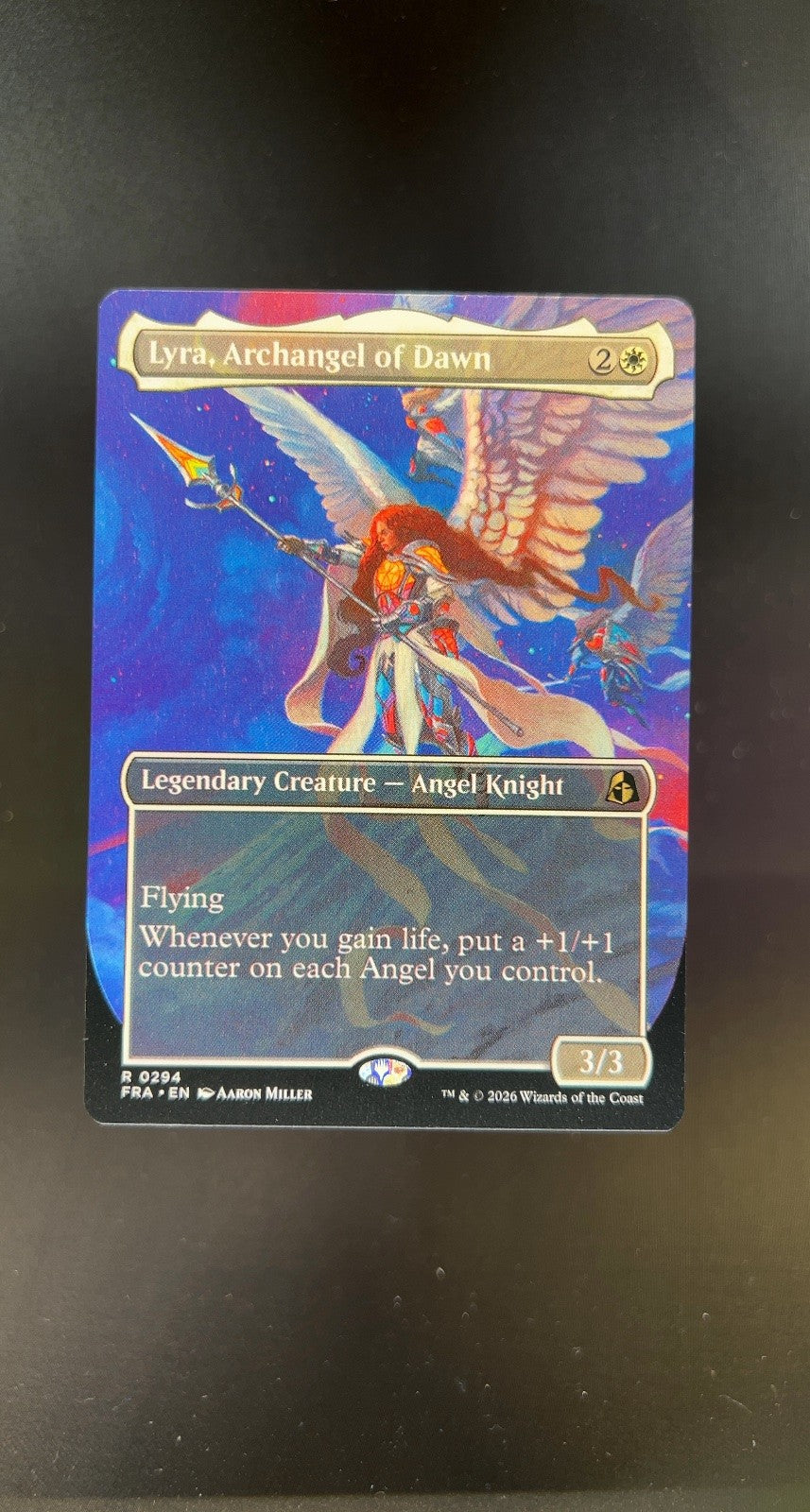 Lyra, Archangel of Dawn (Borderless)
