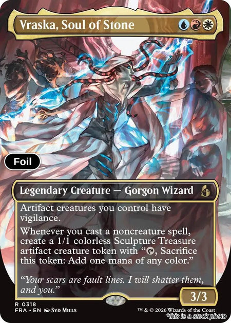 Vraska, Soul of Stone (Borderless)