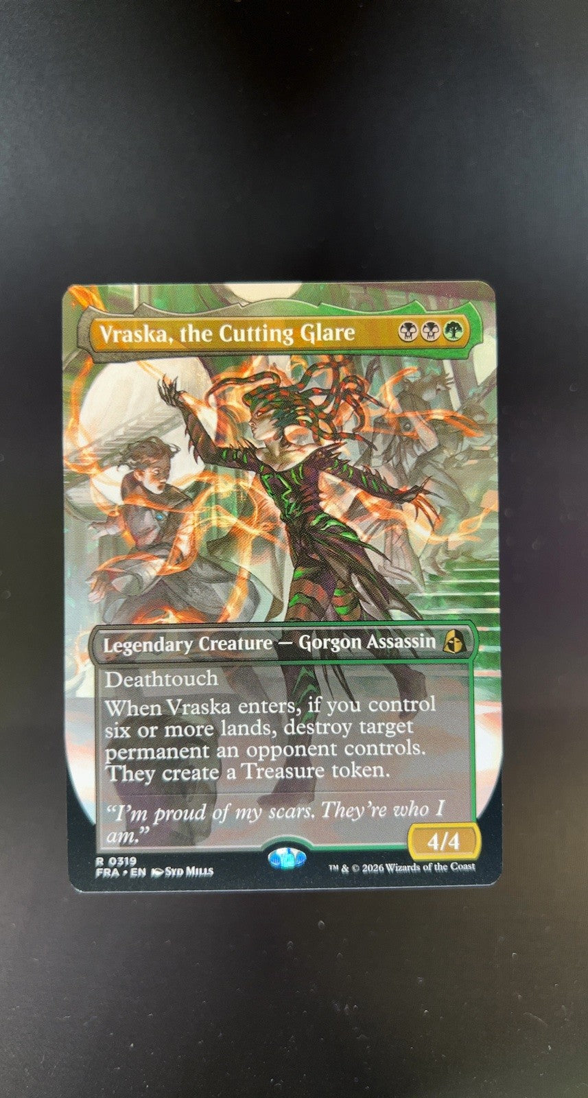 Vraska, the Cutting Glare (Borderless)