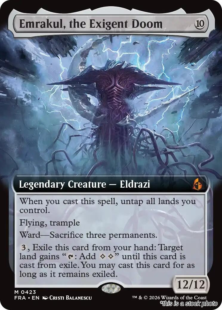 Emrakul, the Exigent Doom (Extended Art)