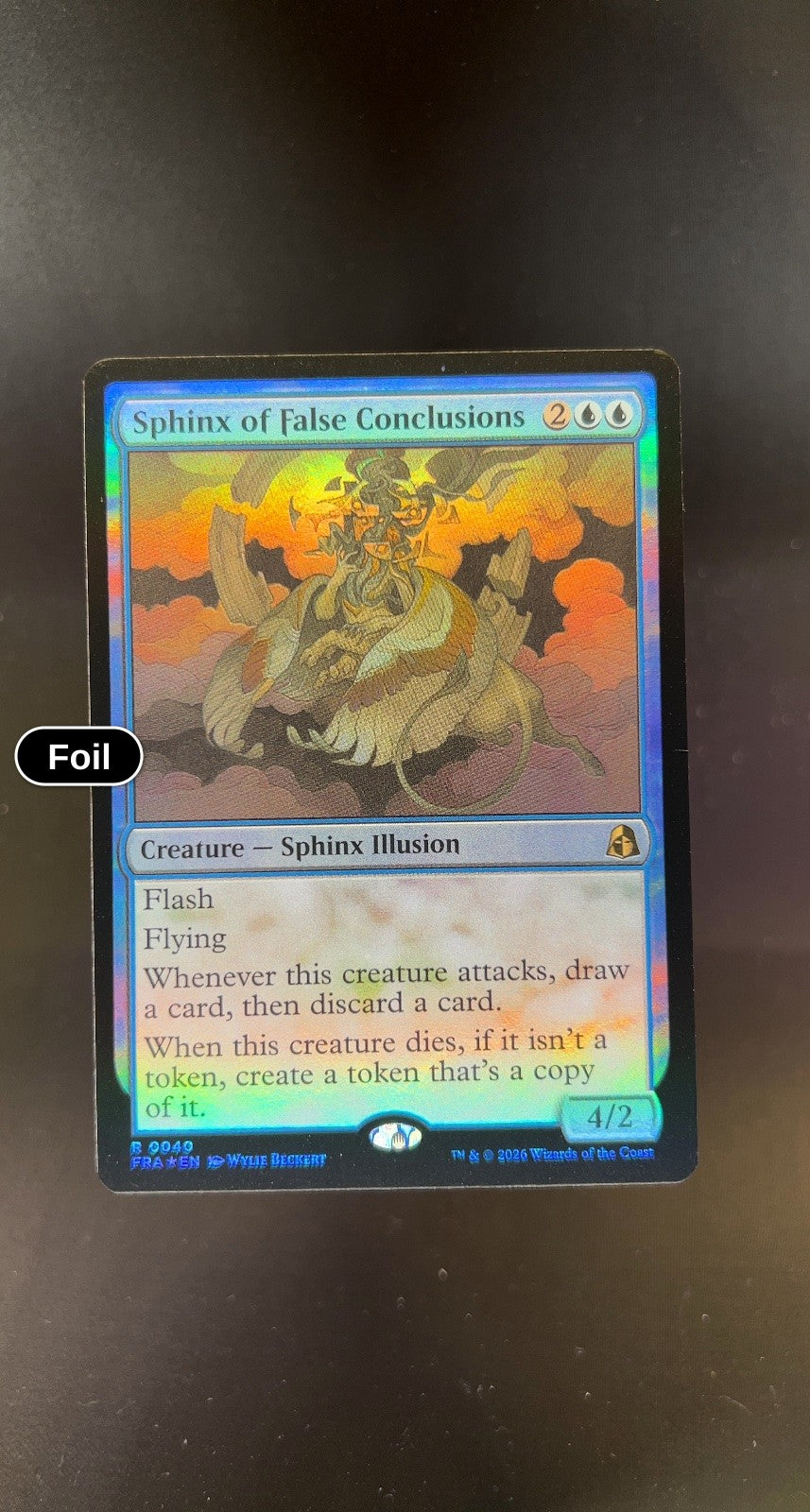 Sphinx of False Conclusions