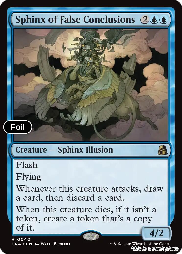 Sphinx of False Conclusions