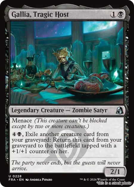 Gallia, Tragic Host