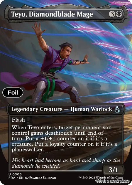 Teyo, Diamondblade Mage (Borderless)