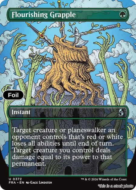 Flourishing Grapple (Borderless)