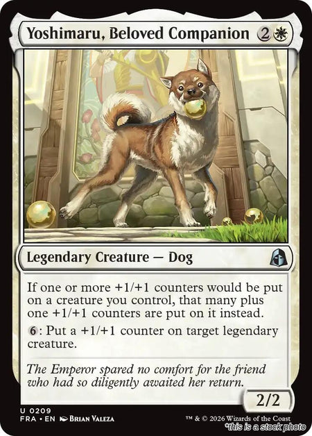 Yoshimaru, Beloved Companion