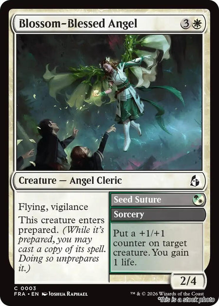 Blossom-Blessed Angel
