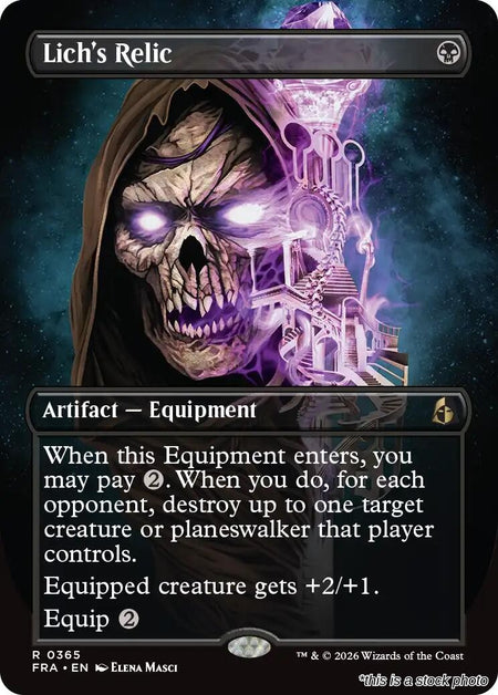 Lich's Relic (Borderless)