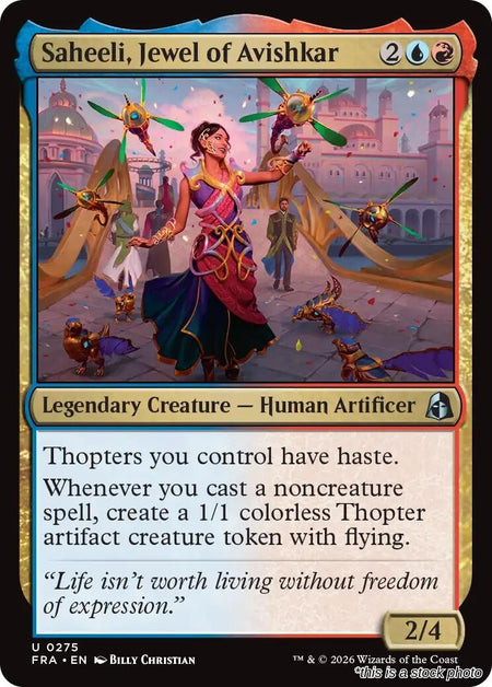 Saheeli, Jewel of Avishkar