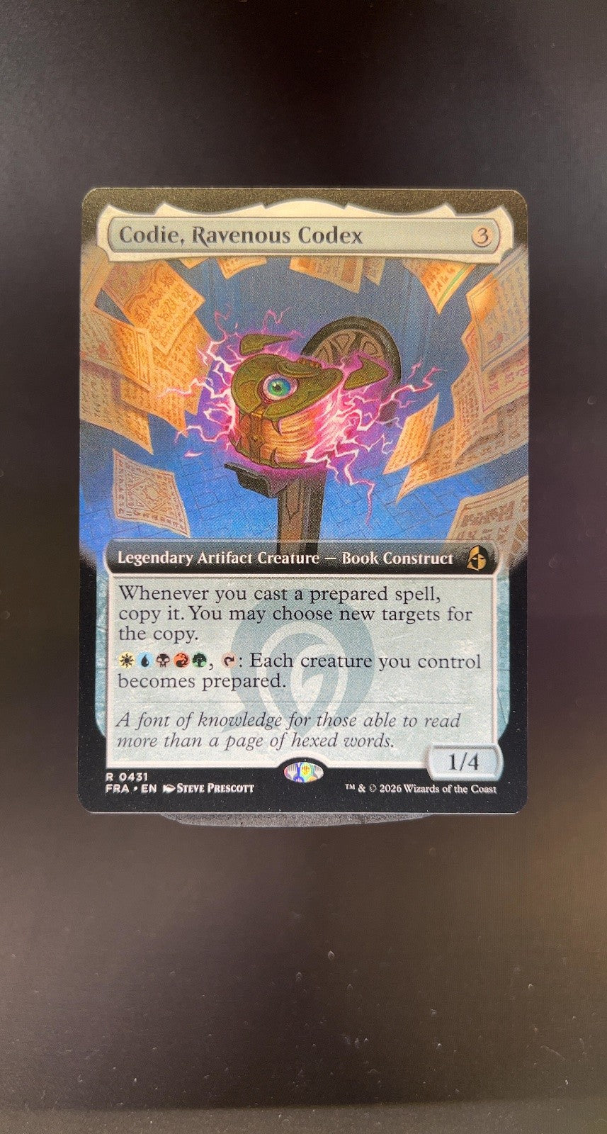 Codie, Ravenous Codex (Extended Art)