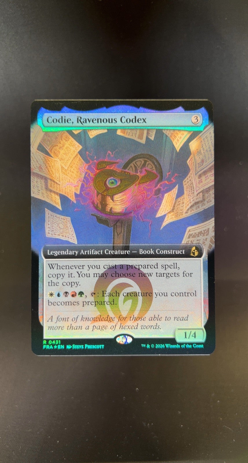 Codie, Ravenous Codex (Extended Art)