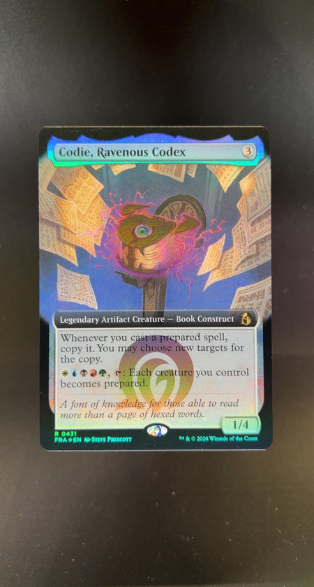 Codie, Ravenous Codex (Extended Art)