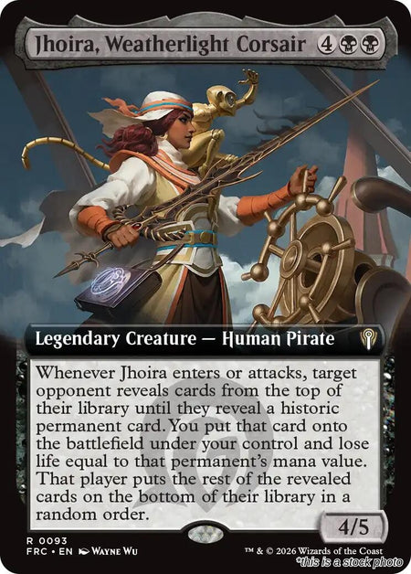Jhoira, Weatherlight Corsair (Extended Art)