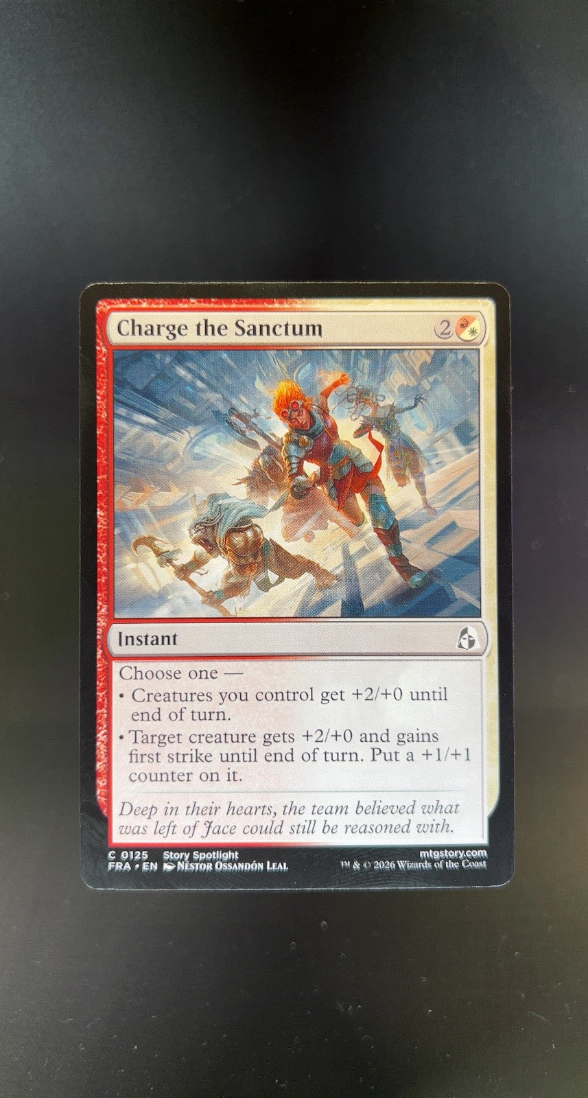Charge the Sanctum