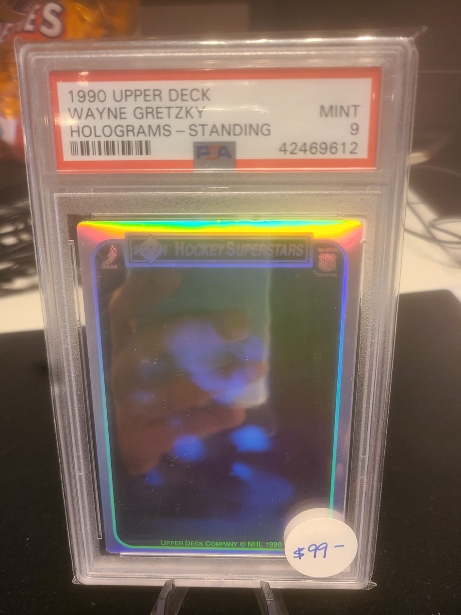 Wayne Gretzky 1990 UD Holograms PSA 9