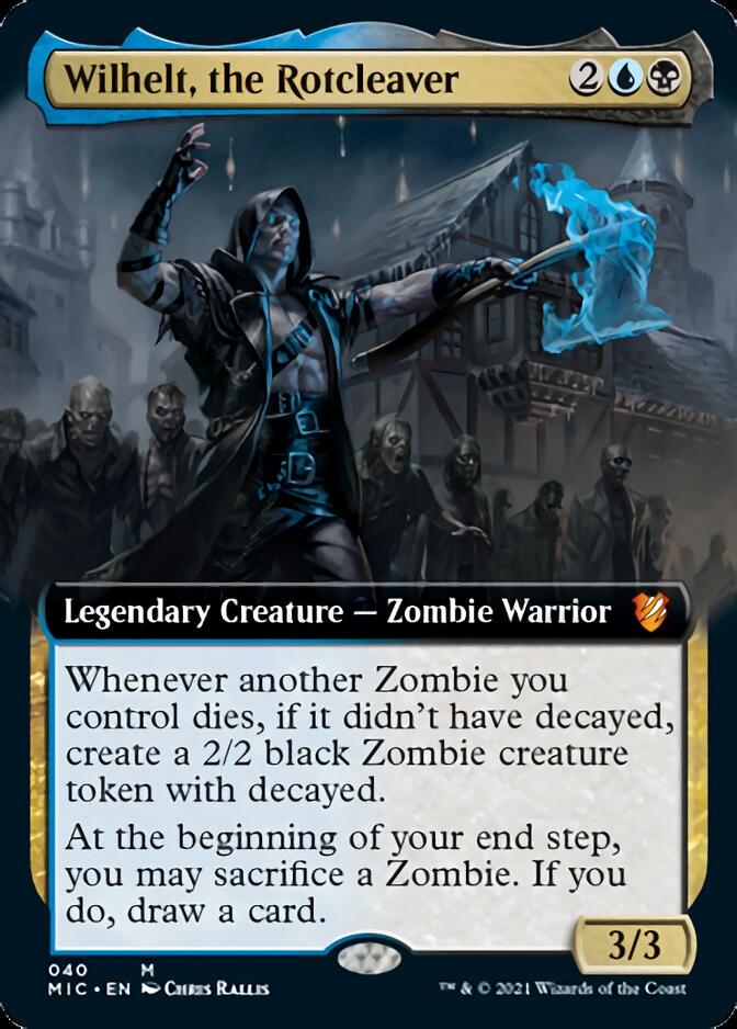 Wilhelt, the Rotcleaver (Extended Art) [Innistrad: Midnight Hunt Commander]