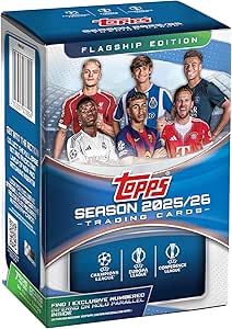 2025-26 Topps UEFA Club Competitions Soccer - Factory Sealed - Value Box