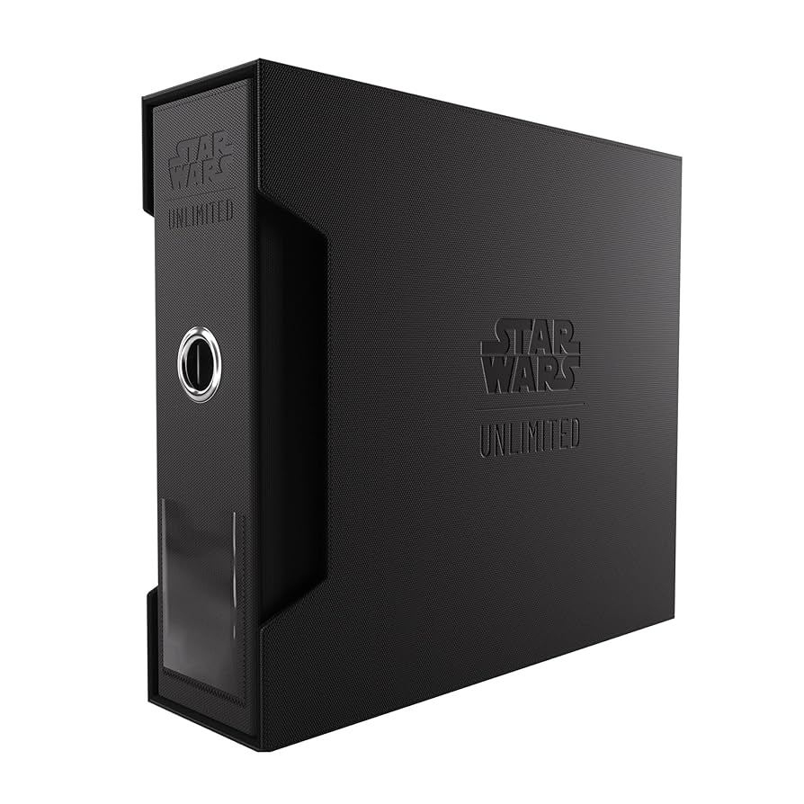GAMEGENIC: STAR WARS: UNLIMITED PREMIUM CARDPORT 24 POCKET: BLACK