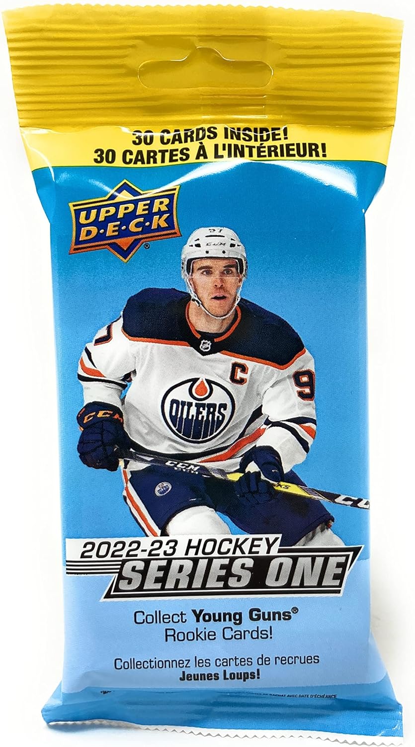 Upper Deck Hockey 2022-23 Series 1 Hockey Card Fat Pack (Contains 30 Hockey Cards)