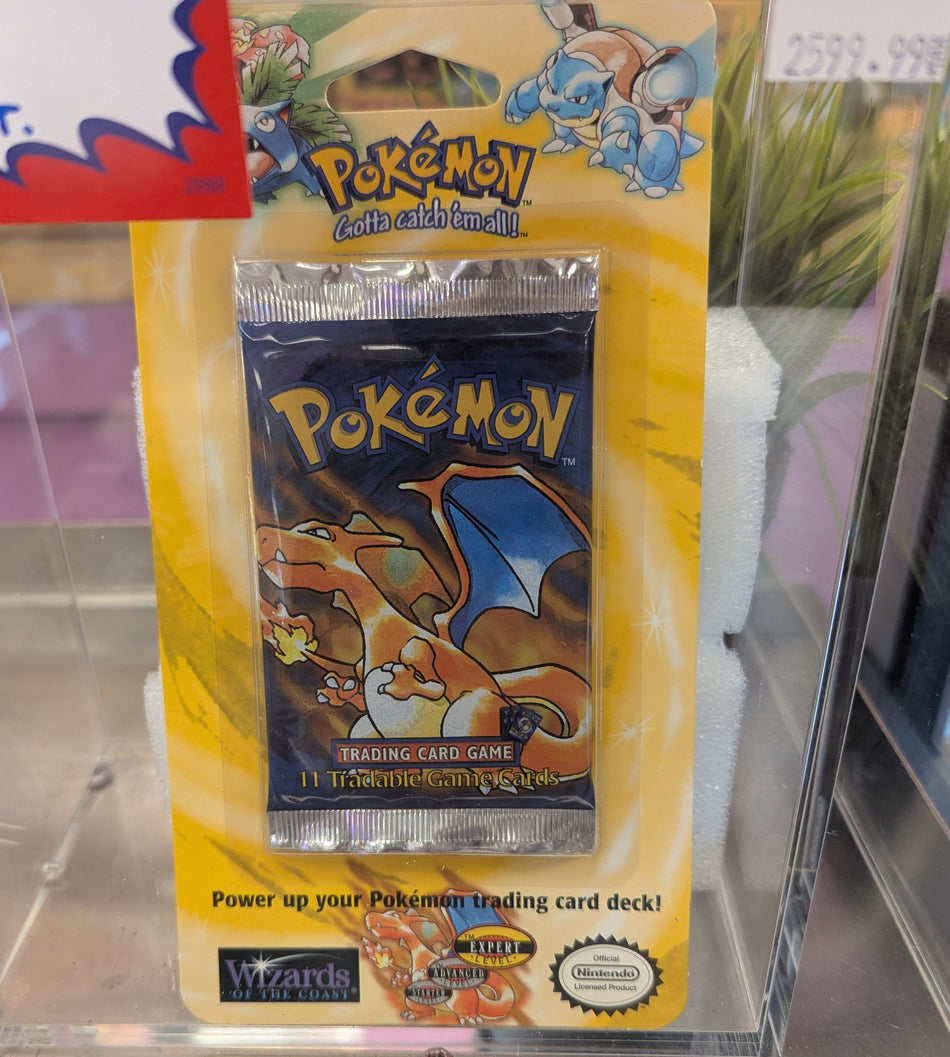 Pokemon 1999 Base Set Booster/blister Pack Charizard Factory Sealed (Heavy)