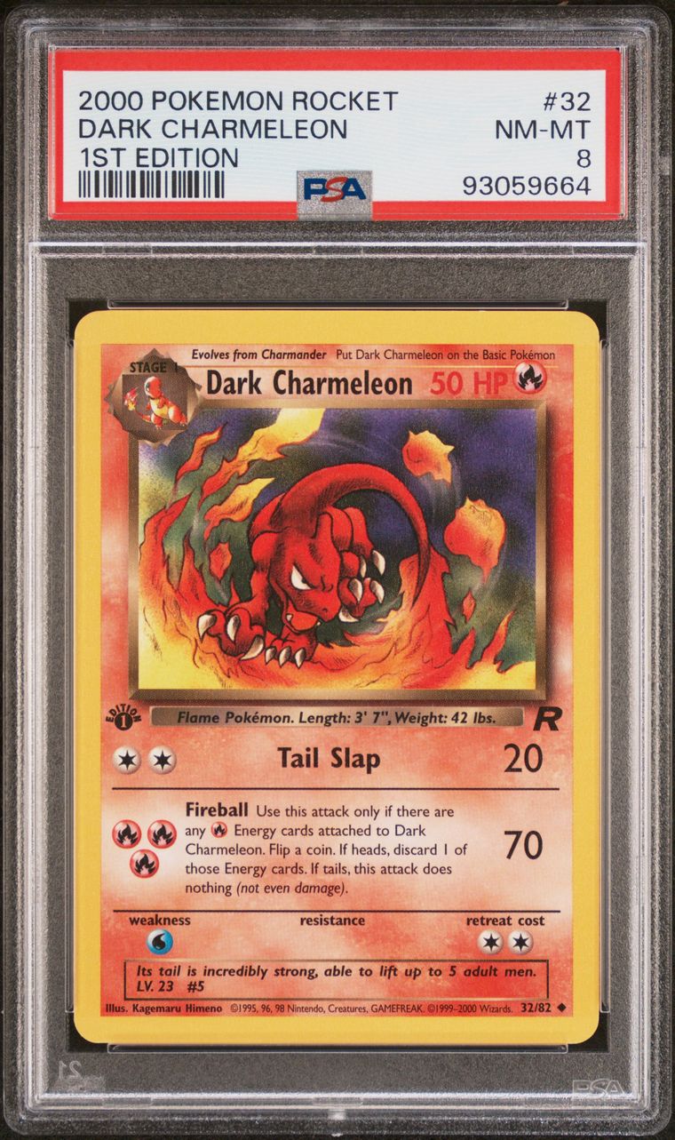 Dark Charmeleon #32 (1ST EDITION) PSA 8