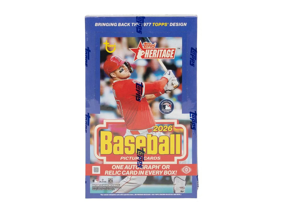 2025-26 Topps Heritage Baseball Hobby Box
